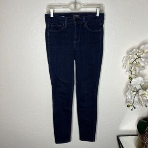 NYDJ Womens Jeans Blue Stretch AMI Skinny Straight Leggings Size 4P